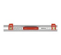 Линейка столярная алюминиевая 2 глазка с ручкой 1000мм YATO YT-70715