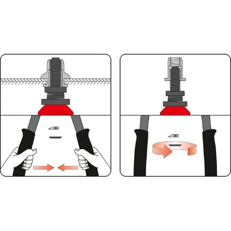 Заклепочник для резьбовых заклепок М5-М12 YATO YT-36119