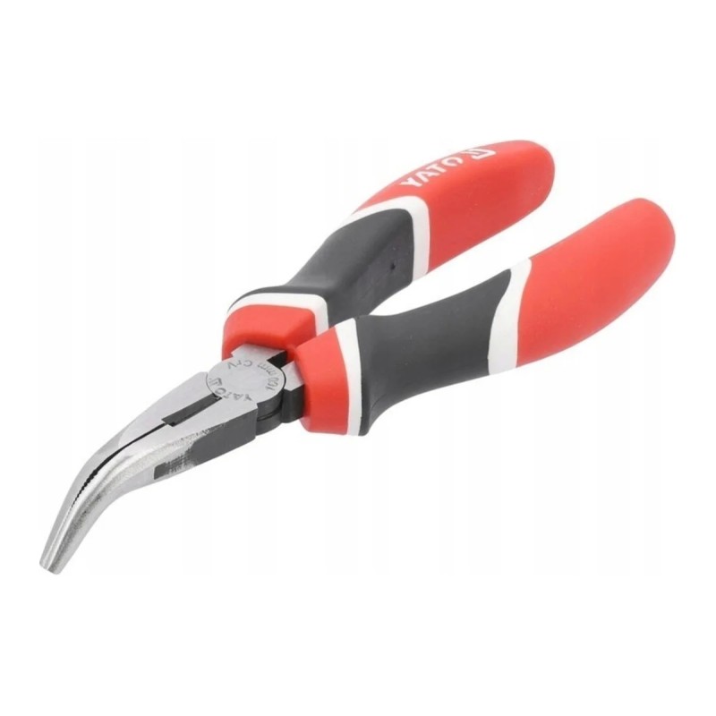 Тонкогубцы изогнутые 160мм CRV YATO YT-1945
