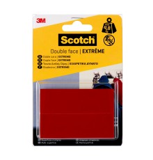 Полоски клейкие монтажные экстрим Scotch 4941-ST8, 25мм х 76мм, 8шт.