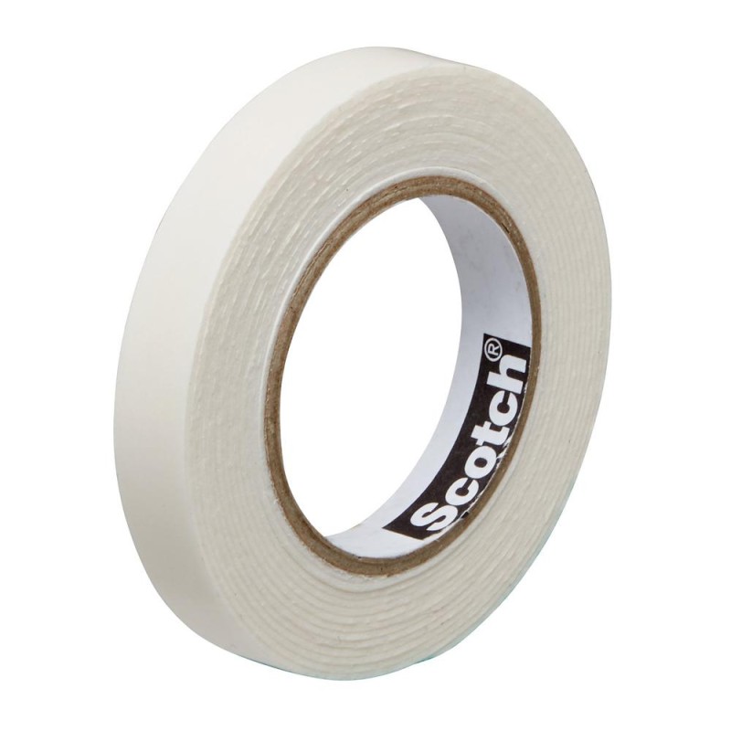 Лента монтажная двусторонняя клейкая Scotch 914140 влагостойкая для отделки, 10мм х 2м, 4 рул./уп.