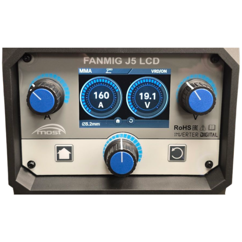 Сварочный полуавтомат MOST FANMIG J5 LCD RoHS Synergy