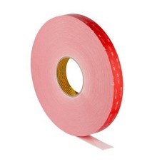 Лента монтажная двухсторонняя LSE-110WF, основа - вспененный акрил, белая, 25мм x 33м