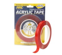 Лента двухсторонняя универсальная HPX TT1205, Acrylic Tape, акриловая, 12 мм х 5 м, прозрачная
