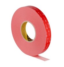 Лента монтажная двухсторонняя LSE-060WF, основа - вспененный акрил, белая, 25мм x 33м