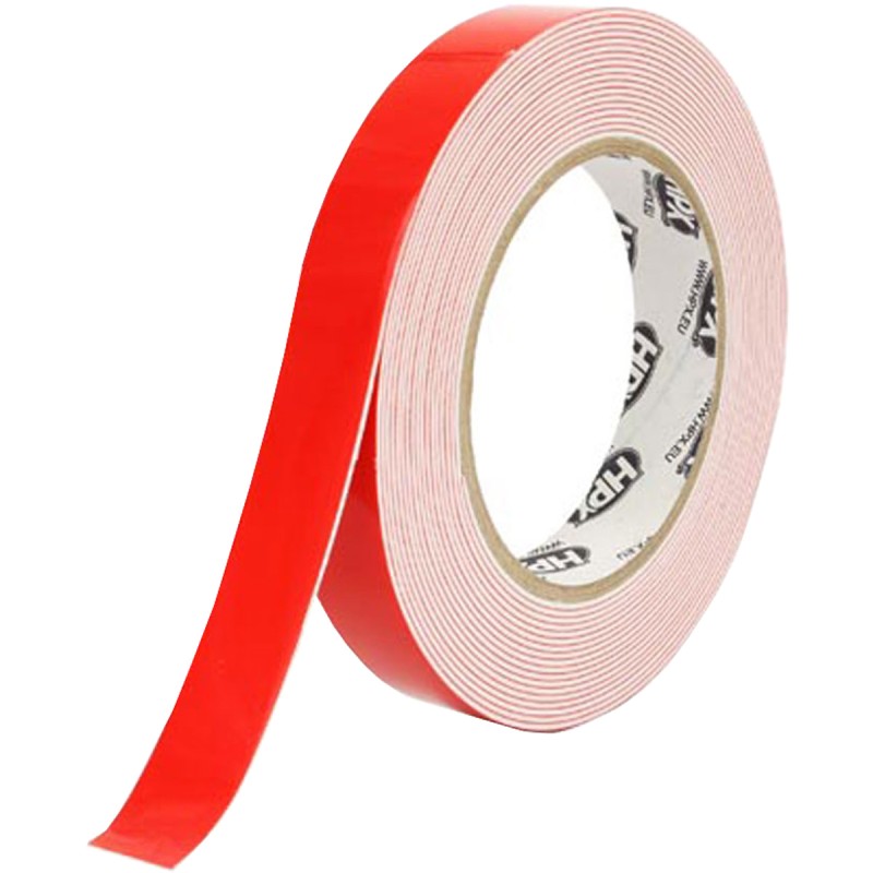 Лента монтажная HPX DS1905, двусторонняя, клейкая, 19 мм х 5 м, белая