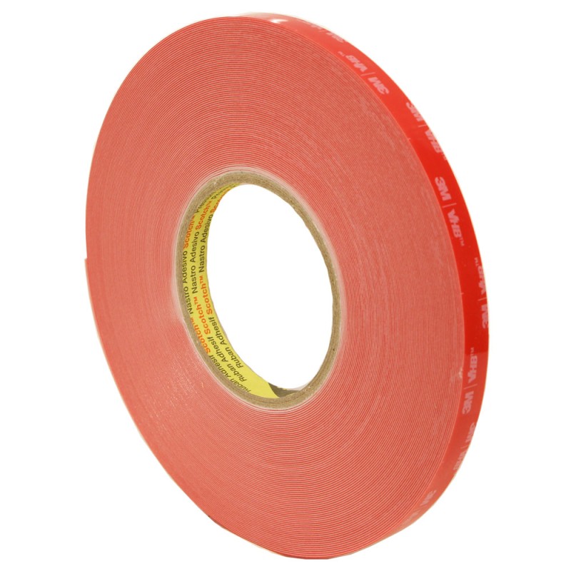 Лента монтажная двухсторонняя LSE-060WF, основа - вспененный акрил, белая, 12мм x 33м