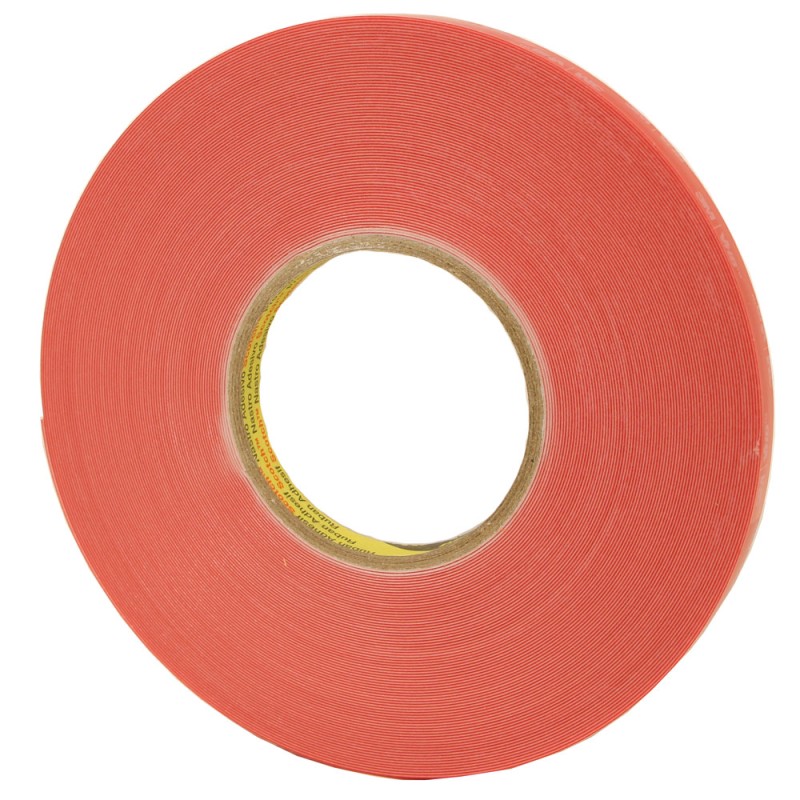 Лента монтажная двухсторонняя LSE-060WF, основа - вспененный акрил, белая, 12мм x 33м