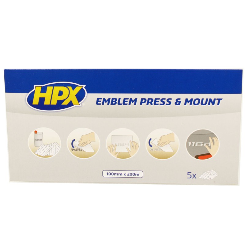 Клей для монтажа эмблем на автомобиль - прозрачный 100мм x 200мм