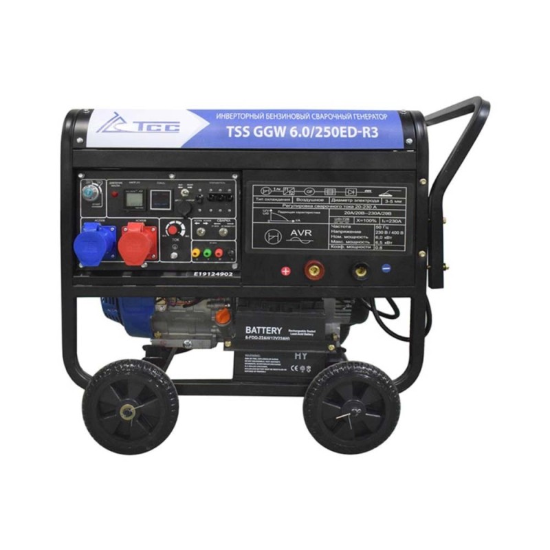 Бензиновый генератор TSS GGW 6.0/250ED-R3