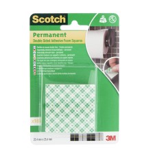 Квадраты монтажные двусторонние клейкие Scotch®, 16 шт./упаковка