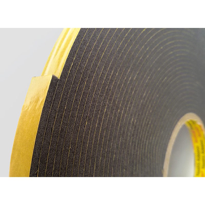 Лента двусторонняя на вспененной ПЭ основе 9556B, 1500 мм х 16.4 м