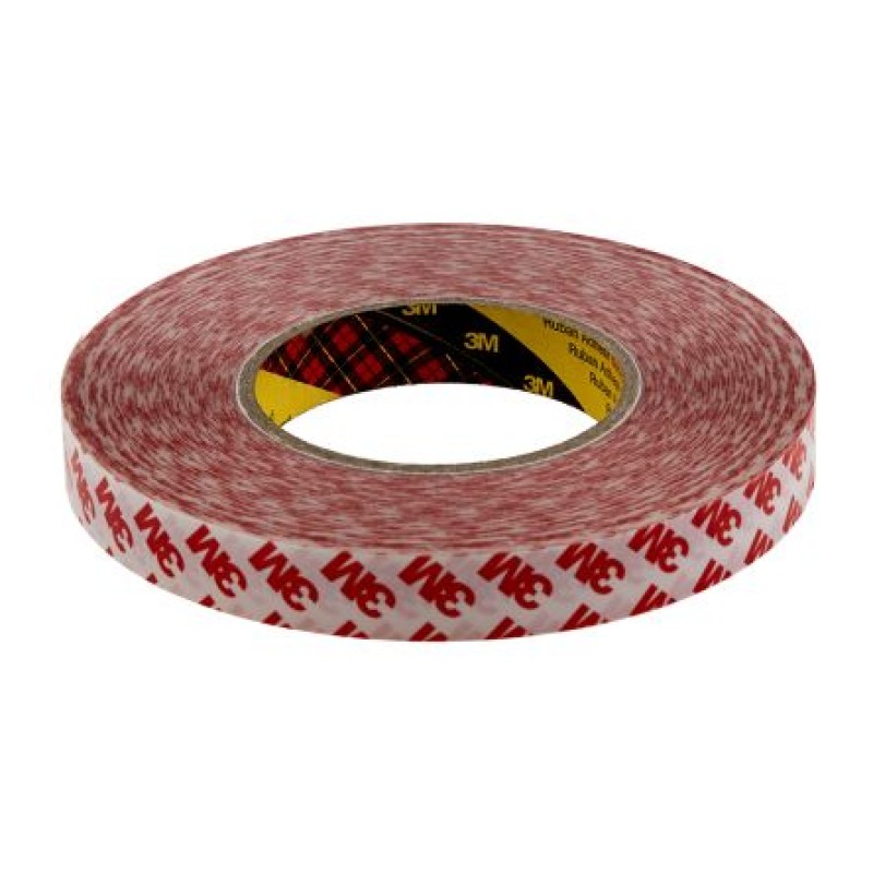 Лента двусторонняя на ПЭТ Основе, прозрачная 9088-200 1000 мм х 50 м