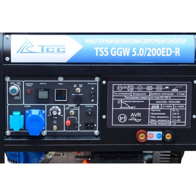 Бензиновый генератор TSS GGW 5.0/200ED-R