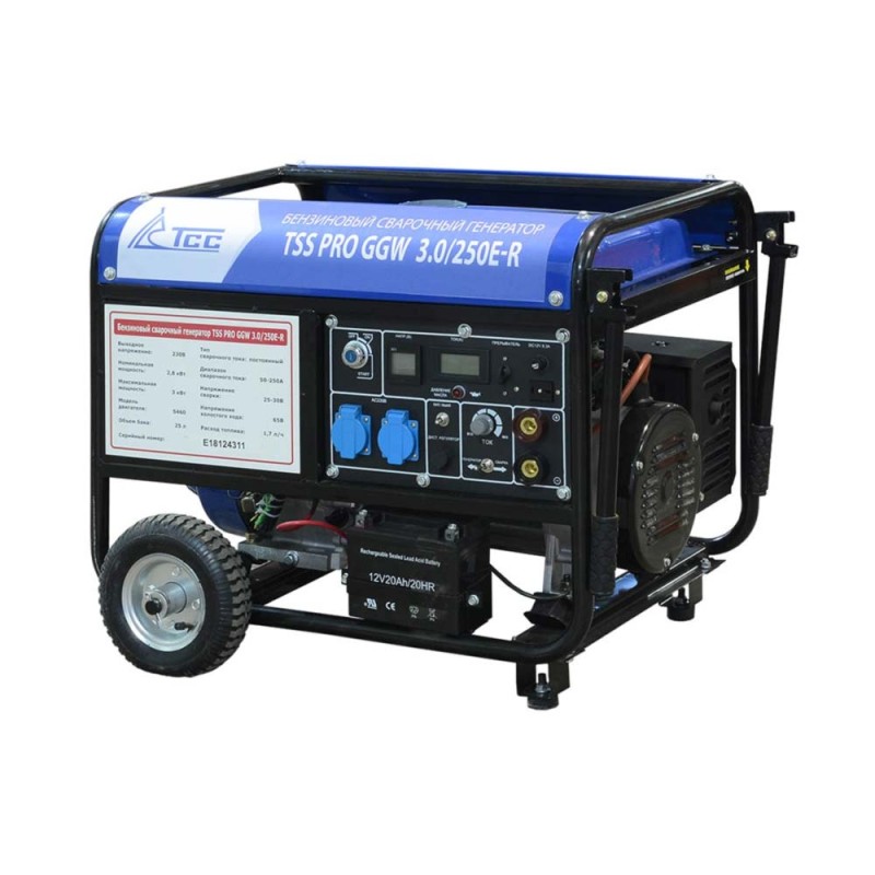 Бензиновый генератор TSS PRO GGW 3.0/250E-R Бензиновый генератор TSS PRO GGW 3.0/250E-R