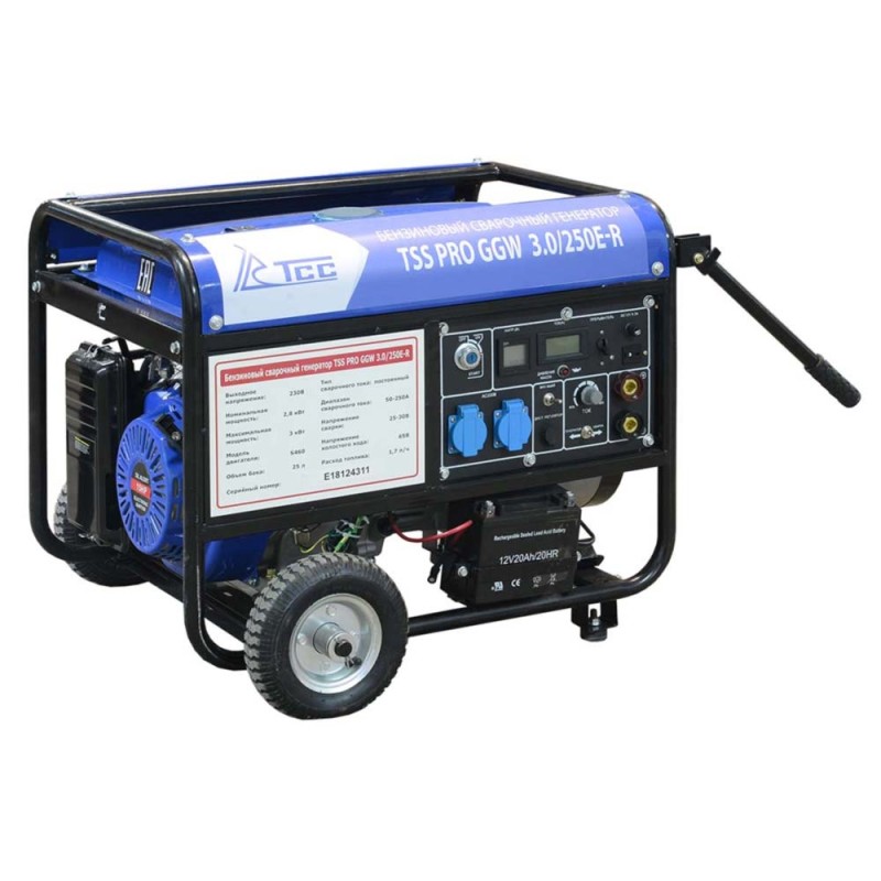 Бензиновый генератор TSS PRO GGW 3.0/250E-R Бензиновый генератор TSS PRO GGW 3.0/250E-R