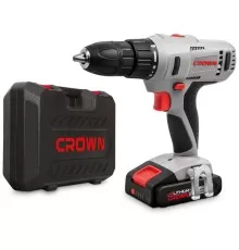 Дрель-шуруповерт аккумуляторная CROWN CT21056L-2 BMC