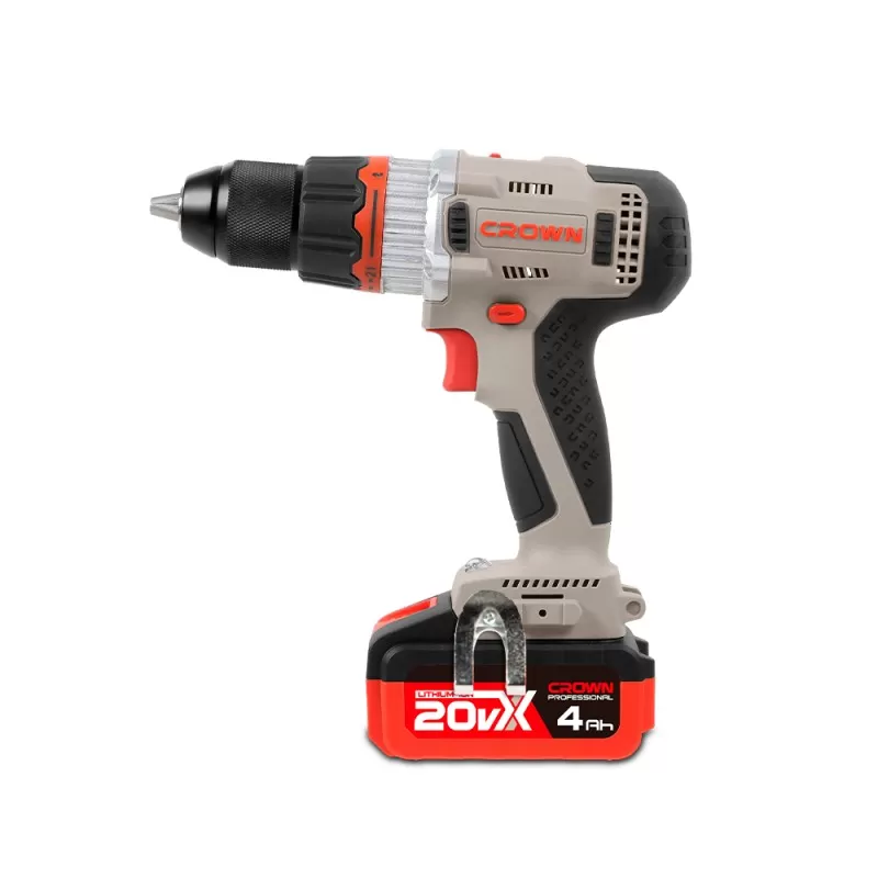 Дрель-шуруповерт аккумуляторная BL CROWN CT21090HMX-4 BMC, CROWN Дрель-шуруповерт аккумуляторная BL CROWN CT21090HMX-4 BMC, CROWN