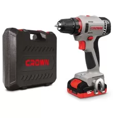 Дрель-шуруповерт аккумуляторная CROWN CT21081H-2 BMC