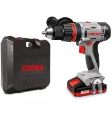 Дрель-шуруповерт аккумуляторная CROWN CT21076HMX-2 BMC