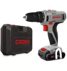 Дрель-шуруповерт аккумуляторная CROWN CT21055L-1.5 BMC