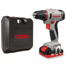 Дрель-шуруповерт аккумуляторная CROWN CT21082H-2 BMC 