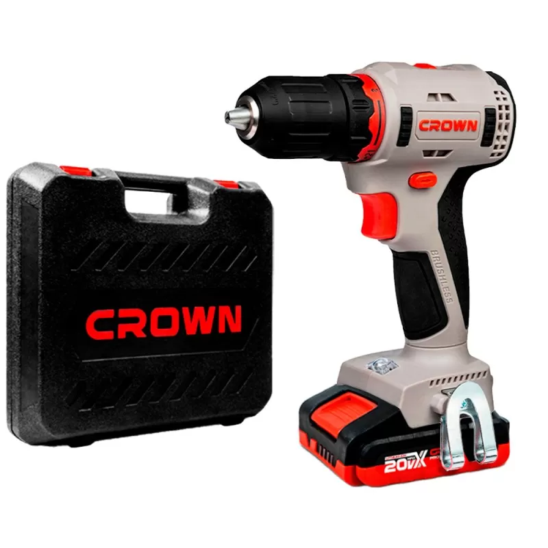 Дрель-шуруповерт аккумуляторная BL CROWN CT21091HX-2 BMC, CROWN Дрель-шуруповерт аккумуляторная BL CROWN CT21091HX-2 BMC, CROWN