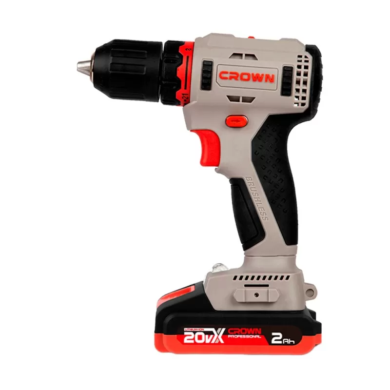 Дрель-шуруповерт аккумуляторная BL CROWN CT21091HX-2 BMC, CROWN Дрель-шуруповерт аккумуляторная BL CROWN CT21091HX-2 BMC, CROWN