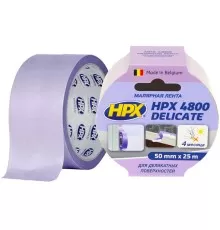 Малярная лента для деликатных поверхностей HPX4800 60С 50мм х 25м пурпурная