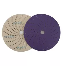 Круг шлифовальный c мультипылеотводом Purple, P180, PROBOS CP737 CERAMIC Hookit , 150 мм