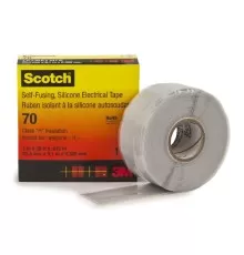 Лента самослипающаяся силиконовая Scotch® 70 изоляционная рулон 25мм х 9м