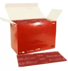 Лист Scotch-Brite™ MX-HP , A VFN, бордовый, 114 мм х 228 мм, № 64659, 25 шт./уп.
