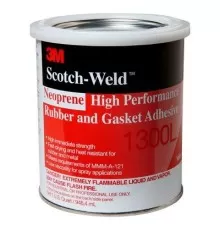 Клей Неопреновый Однокомпонентный Контактный Scotch-Weld™ 1300L, жёлтый, 1 л