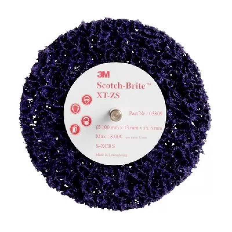 Круг зачистной Scotch-Brite™ Clean and Strip Pro XO-ZS Круг Абразивный, S XCRS, 100 x 13 x 6 мм Круг зачистной Scotch-Brite™ Clean and Strip Pro XO-ZS Круг Абразивный, S XCRS, 100 x 13 x 6 мм