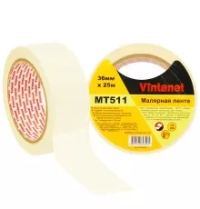 Лента малярная 80°С, MT511 Vintanet, 150 мкм, 36мм х 25м