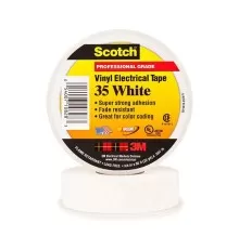 Изолента ПВХ Высшего Класса Scotch® 35, белая, 19 мм х 20 м