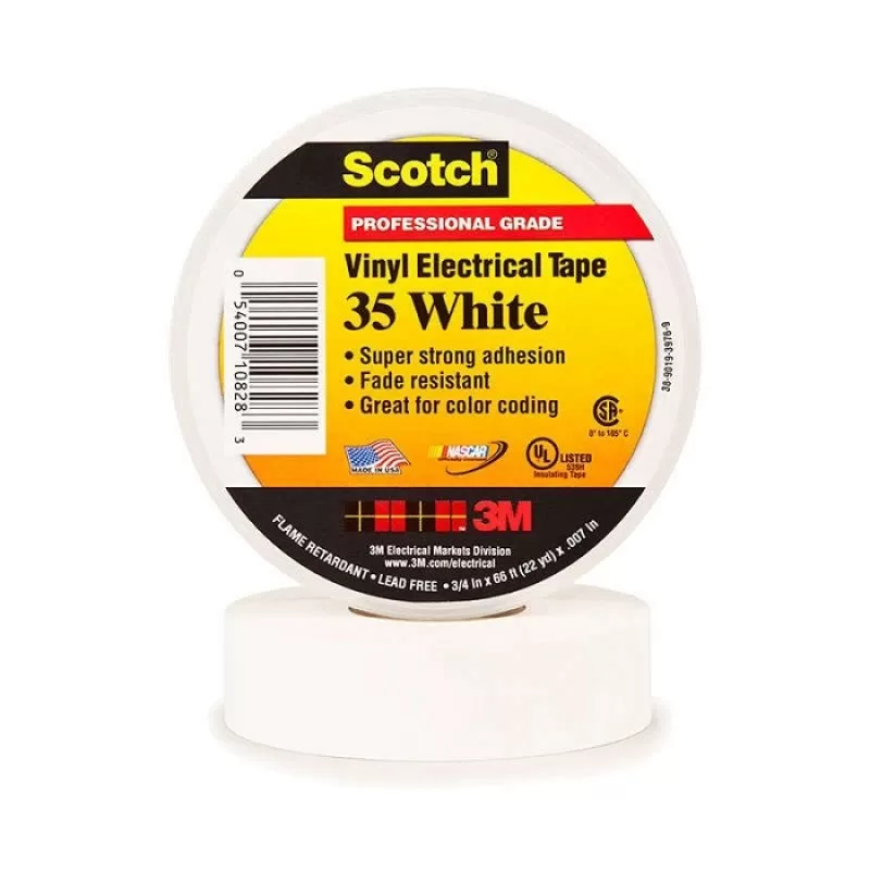 Изолента ПВХ Высшего Класса Scotch® 35, белая, 19 мм х 20 м Изолента ПВХ Высшего Класса Scotch® 35, белая, 19 мм х 20 м