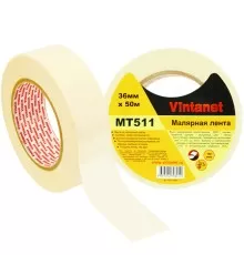 Лента малярная 80°С, MT511 Vintanet, 150 мкм, 36мм х 50м