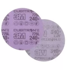 Круг Шлифовальный 775L, 240+, 125 мм, без отв., № 47095, 50 шт./уп.