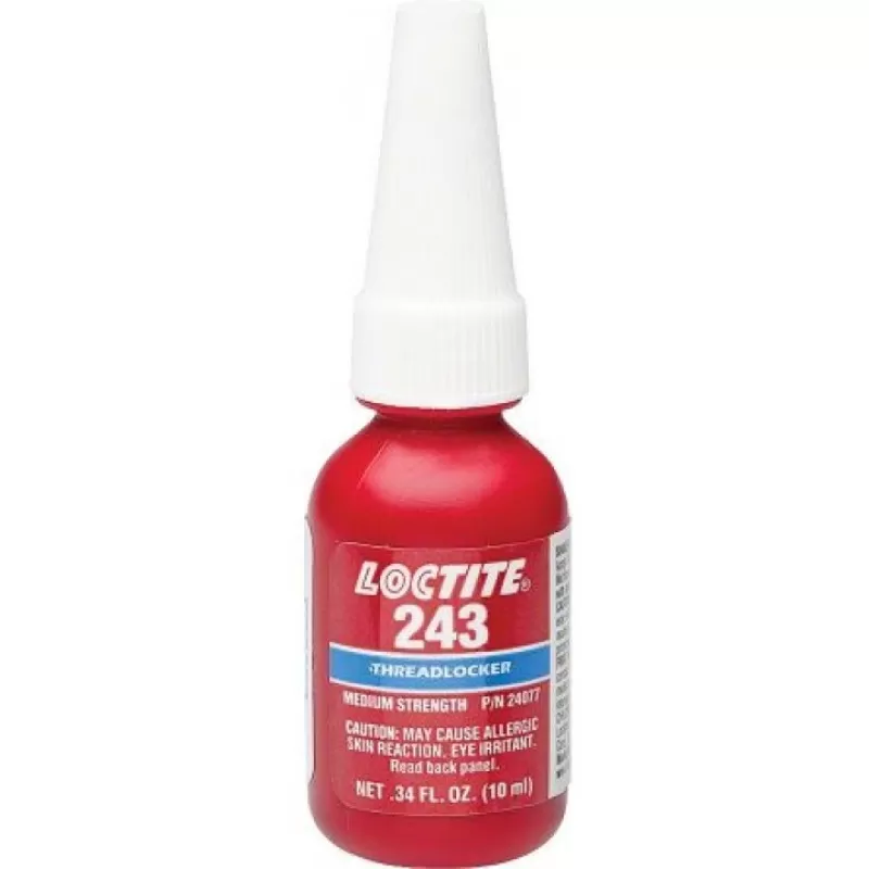 Фиксатор резьбы средней прочности LOCTITE 243 10мл Фиксатор резьбы средней прочности LOCTITE 243 10мл
