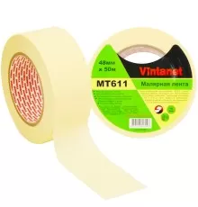 Лента малярная 120°С, MT611 Vintanet, 160 мкм, 48мм х 50м