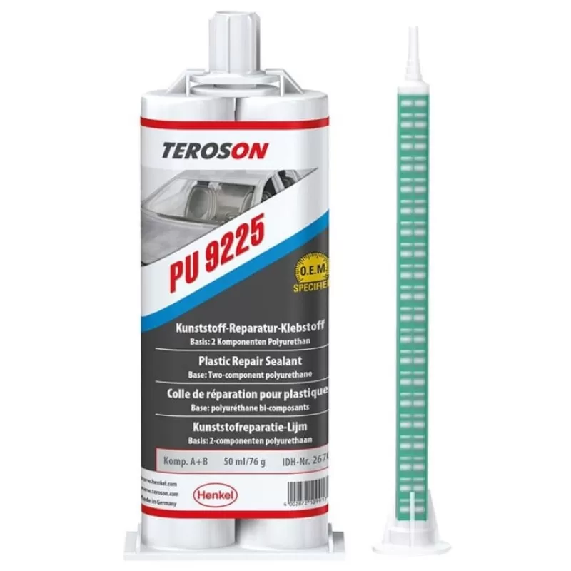 Клей для ремонта пластика TEROSON PU 9225 50мл Клей для ремонта пластика TEROSON PU 9225 50мл