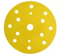 Круг абразивный, золотой, 15 отверстий, Р220, 150 мм,3M™ Hookit™ 255P+