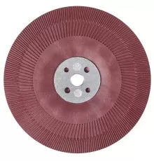 Оправка для фибровых кругов, 180 мм х 22 мм, рeбристая, M14 и 5/8, № 64862