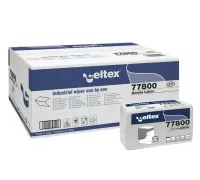 CELTEX Сложенные бумажные протирочные полотенца OMNIA LABOR PURE белые