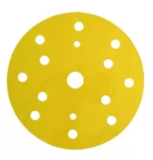 Круг абразивный, золотой, 15 отверстий, Р500, 150 мм,3M™ Hookit™ 255P+