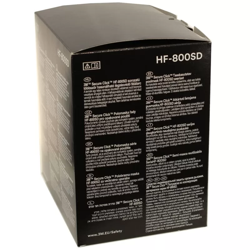 Полумаска 3M™ Secure Click™ HF-803SD, размер большой Полумаска 3M™ Secure Click™ HF-803SD, размер большой