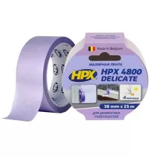 Малярная лента для деликатных поверхностей HPX4800 60С 38мм х 25м пурпурная