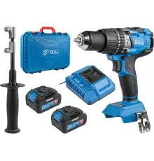 Аккум. дрель-шуруповерт BULL SR 1805 в чем. XLTpro, 2х4 А*ч, БЕСЩЕТ., 18 В, 120 Н*м, БЗП(мет.) 13 мм