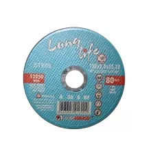 Круг отрезной 125х1.4x22.2 мм для металла Long Life LUGAABRASIV
